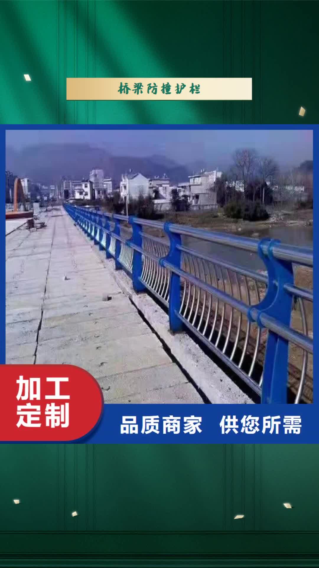 【枣庄 桥梁防撞护栏-河道防护栏杆服务周到】